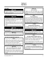 Preview for 31 page of Garland CL 3500-555 Installation, Operation And Maintenance Manual