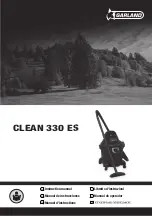 Garland CLEAN 330 ES Instruction Manual preview