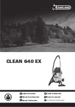 Garland Clean 640 EX Instruction Manual предпросмотр