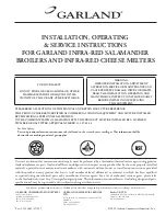 Предварительный просмотр 1 страницы Garland CM36-280 Installation & Operating Manual
