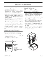 Preview for 9 page of Garland CM36-280 Installation & Operating Manual