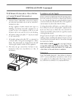 Предварительный просмотр 11 страницы Garland CM36-280 Installation & Operating Manual