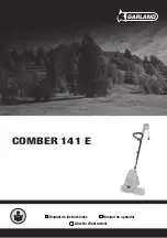 Предварительный просмотр 1 страницы Garland COMBER 141 E Manual