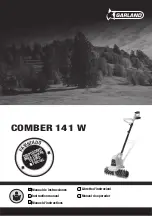 Garland COMBER 141 W Instruction Manual preview