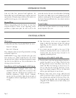 Preview for 6 page of Garland Convection Microwave Oven Installation And Operation Instructions Manual