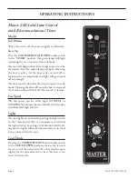 Preview for 8 page of Garland Convection Microwave Oven Installation And Operation Instructions Manual