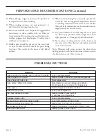 Preview for 16 page of Garland Convection Microwave Oven Installation And Operation Instructions Manual