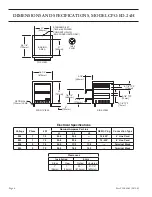 Предварительный просмотр 6 страницы Garland CPO-ED-12H Installation & Operating Instructions Manual