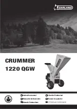 Garland CRUMMER 1220 QGW Instruction Manual preview