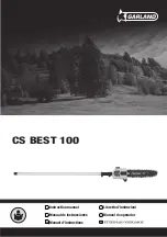 Garland CS BEST 100 Instruction Manual preview