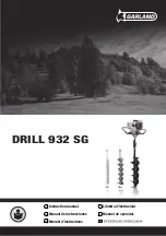 Preview for 1 page of Garland DRILL 932 SG Instruction Manual