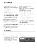 Preview for 5 page of Garland ECG-24R Installation And Operation Manual