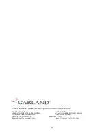 Preview for 12 page of Garland ECG Installation And Operating Instruction