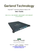 Garland EdgeSafe M40G1AC User Manual preview