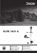 Garland ELITE 1021 G Instruction Manual preview