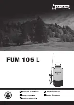 Garland FUM 105 L Instruction Manual предпросмотр