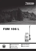 Garland FUM 106 L Instruction Manual preview