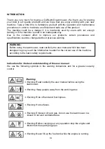 Preview for 18 page of Garland G 470 T User Manual