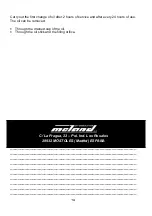 Preview for 29 page of Garland G 470 T User Manual