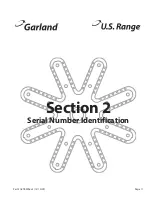 Preview for 17 page of Garland G Series Technical Reference Manual