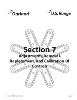 Preview for 37 page of Garland G Series Technical Reference Manual
