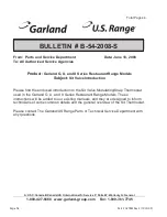 Preview for 98 page of Garland G Series Technical Reference Manual