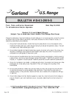 Preview for 104 page of Garland G Series Technical Reference Manual