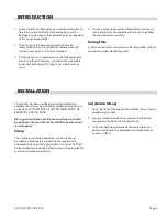 Предварительный просмотр 5 страницы Garland G12-2TCG Installation And Operation Manual