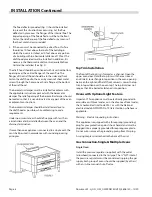 Preview for 8 page of Garland G2000 Installation And Operation Manual