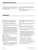 Preview for 10 page of Garland G2000 Installation, Operation And Service Manual