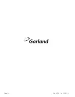 Preview for 17 page of Garland G2000 Installation, Operation And Service Manual
