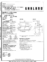 Предварительный просмотр 2 страницы Garland G282 Specifications