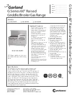Garland G60-6R24RR Instruction Manual preview