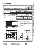 Preview for 2 page of Garland G60-6R24RR Instruction Manual