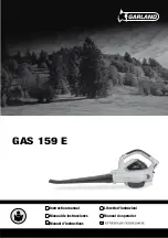 Garland GAS 159 E Instruction Manual preview