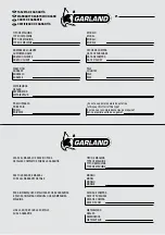 Preview for 99 page of Garland GAS 159 E Instruction Manual