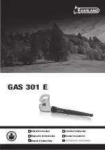Preview for 1 page of Garland GAS 301 E Instruction Manual
