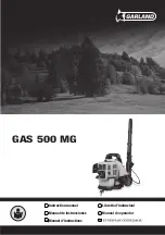 Garland GAS 500 MG Instruction Manual preview