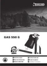 Garland GAS 550 G-V18 Instruction Manual preview