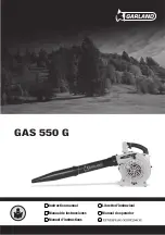 Garland GAS 550 G Instruction Manual preview