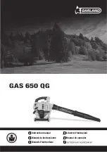 Garland GAS 650 QG Instruction Manual preview