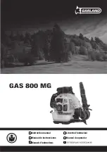 Preview for 1 page of Garland GAS 800 MG-V18 Instruction Manual