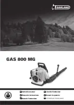 Garland GAS 800 MG Instruction Manual preview