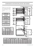 Предварительный просмотр 4 страницы Garland GAS PIZZA OVENS Installation & Operating Instructions Manual