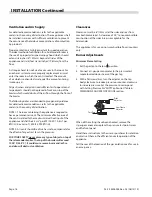 Preview for 16 page of Garland GF Sentry Series Installation And Operation Manual