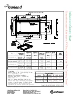 Preview for 3 page of Garland GI-MO/DU 7000-650 Information Sheet