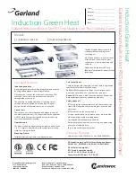 Preview for 1 page of Garland GI-MO/QU 21000-720 Information Sheet