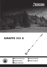 Garland GIRAFFE 312 G Instruction Manual preview