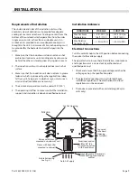 Preview for 9 page of Garland GIU 2.5 BI Installation And Operation Manual