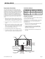 Предварительный просмотр 9 страницы Garland GIU 2.5 BI Installation And Operation Manual